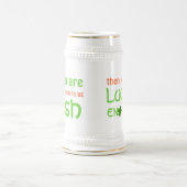 Als je Ierse Lucky bent, genoeg Shamrock drink Bierpul (Center)