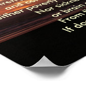 Als je iets alleen maar wilt poster (Hoek)