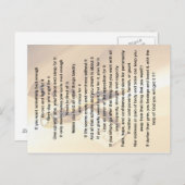 Als je iets slecht genoeg kaart met offerte wilt (Voorkant / Achterkant)