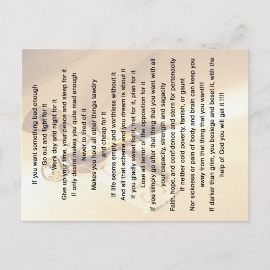 Als je iets slecht genoeg kaart met offerte wilt (Voorkant)