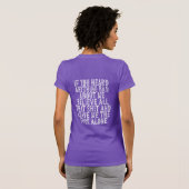 Als je iets verkeerds over mij hoorde, geloof dan  t-shirt (Achterkant volledig)