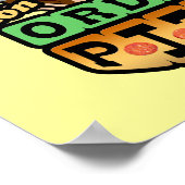 Als je in het begin geen pizza bestelt. poster (Hoek)
