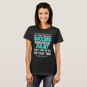 Als je in het begin niet bent geslaagd, probeer da t-shirt (Voorkant volledig)