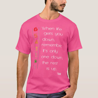 Als je in het leven motorrijwielen laat vallen t-shirt
