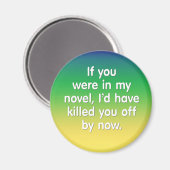 Als je in mijn roman zat magneet (Voorkant / Achterkant)