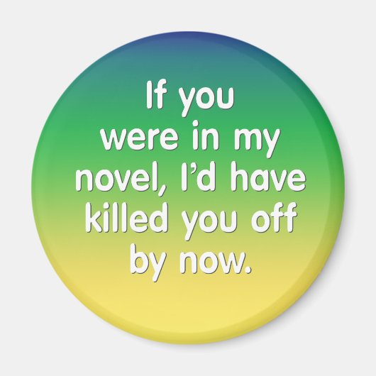 Als je in mijn roman zat magneet (Voorkant)