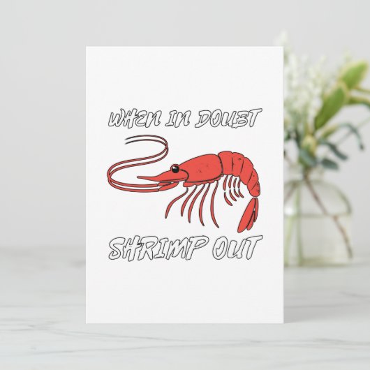 Als je in twijfel trekt aankondiging (Staand voorkant)