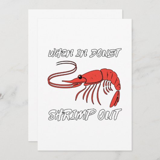 Als je in twijfel trekt aankondiging (Voorkant / Achterkant)