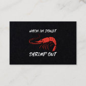 Als je in twijfel trekt visitekaartje (Voorkant)