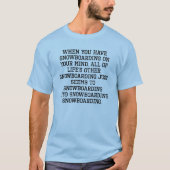 Als je je bewust bent t-shirt (Voorkant)