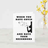 Als je je buren hebt overvallen en haat kaart (Gele Bloem)