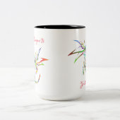 Als je je dat kunt voorstellen tweekleurige koffiemok (Center)