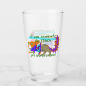 "Als je je de jaren 1360 herinnert..." Glas tumble (Achterkant)