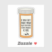 Als je je eigen serotonine geestelijke gezondheid  sticker (Vel)