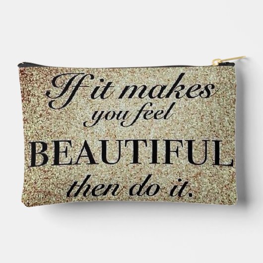 Als je je er mooi door voelt etui (Achterkant)