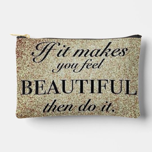 Als je je er mooi door voelt etui (Voorkant)