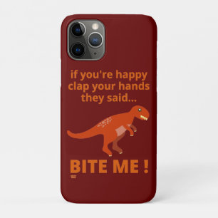 "ALS JE JE HANDEN HEBT AFGEHAALD" grappige dinosau Case-Mate iPhone Case