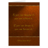 Als je je het kunt voorstellen, kun je het bereike (Voorkant)