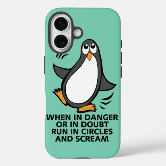 Als je je in gevaar of twijfel bevindt Grappige P Case-Mate iPhone Case (Achterkant)