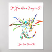 Als je je kan voorstellen dat het Poster van de ku (Voorkant)