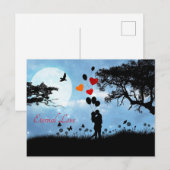 Als je je liefde wilt bekennen, kun je dit probere briefkaart (Voorkant / Achterkant)