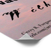 ALS JE JE STEMPEL DRUKT POSTER (Hoek)