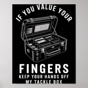 Als Je Je Vingers Wert Is Grappige Visuitrusting D Poster