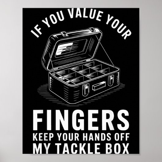 Als Je Je Vingers Wert Is Grappige Visuitrusting D Poster (Voorkant)