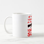 Als je jezelf in een eerlijke strijd vindt, dan go koffiemok (Links)