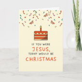 Als je Jezus humoristische Kaart was (Voorkant)