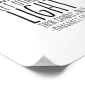 Als je kennis hebt, laat je anderen dat dan doen, poster (Hoek)