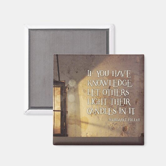 Als je kennis hebt magneet (Voorkant / Achterkant)