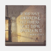 Als je kennis hebt magneet (Voorkant)