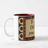 Als je kunt dromen: koffie-Mok Tweekleurige Koffiemok (Links)