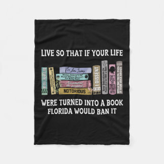 Als je leven zou veranderen in een boek fleece deken