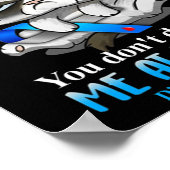 Als je me niet aankan bij mijn 379 Cat Diabetes Aw Poster (Hoek)