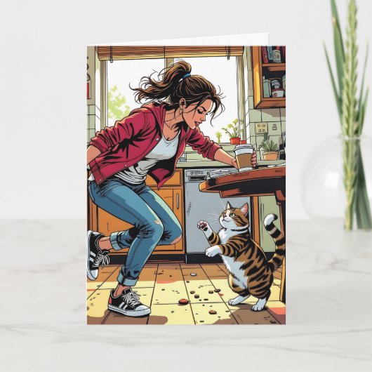 Als je me nodig hebt, bel me dan! | Grappige koffi Kaart (Voorkant)