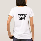 Als je me wilt trouwen? T-shirt (Achterkant)