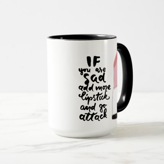 Als je meer lippenstift wilt toevoegen en aanvalle mok (Voorkant rechts)