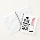 Als je meer lippenstift wilt toevoegen en aanvalle notitieboek (Binnen)