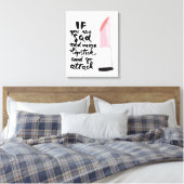 Als je meer lippenstift wilt toevoegen en je gaat canvas afdruk (Insitu (Slaapkamer))