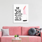 Als je meer lippenstift wilt toevoegen en je gaat canvas afdruk (Insitu (Woonkamer))