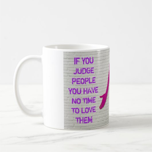 Als je mensen beoordeelt, dan citeert inspirerend koffiemok (Links)