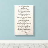 Als je met Kerstmis naar Mij zoekt Canvas Afdruk (Insitu (Houten vloer))