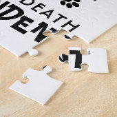 Als je mijn kat pijn doet, kan ik je kattenpootjes legpuzzel (Zijkant)