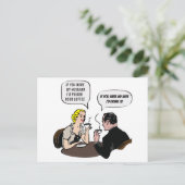 Als je mijn man was... briefkaart (Staand voorkant)