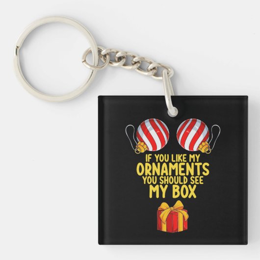 Als je mijn ornamenten leuk vindt, moet je mijn do sleutelhanger (Voorkant)