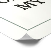 ALS JE MIJN SILENCE NIET BEGRIJPT, HOE ZAL JE DAN? POSTER (Hoek)