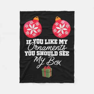 Als je mijn versieringen leuk vindt, moet je mijn  fleece deken