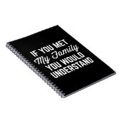 Als je m'n familie hebt ontmoet... notitieboek (Rechterzijde)